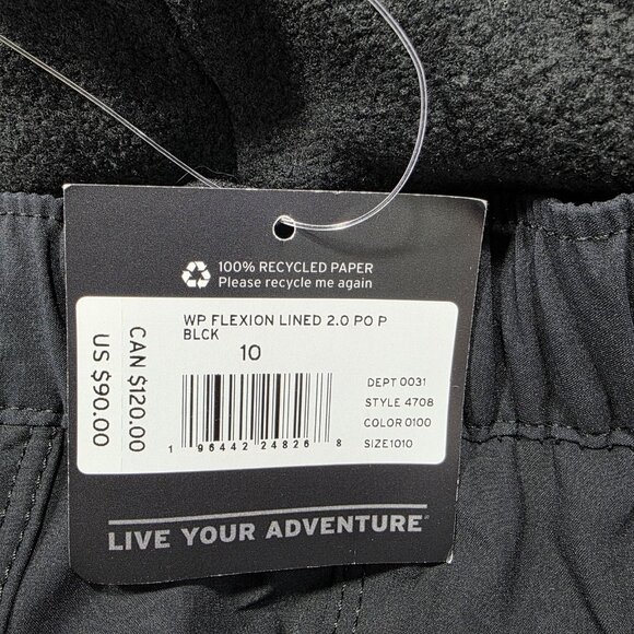 Eddie Bauer Pants Womens Petite 10 Flexion Fleece Lined 2.0 Pull-On Jogger 4708 - Picture 8 of 10